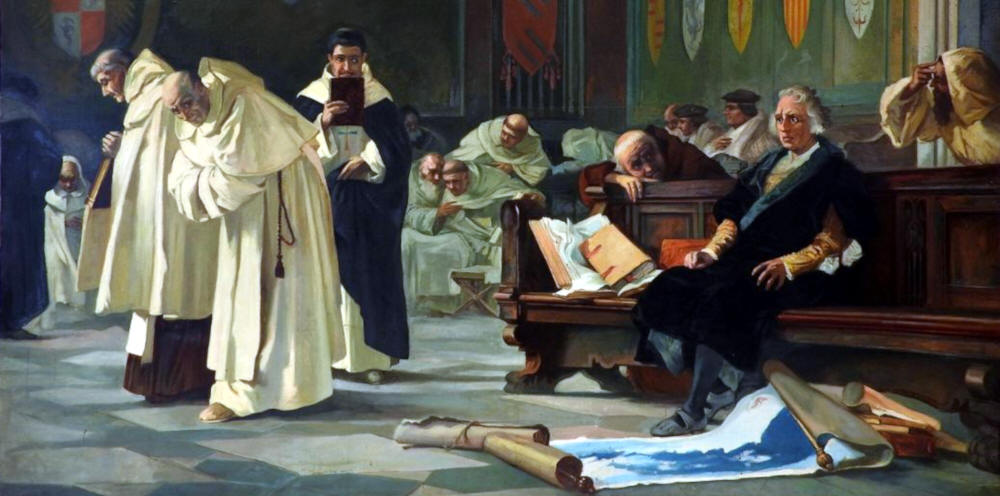 Nicolò Barabino - Colombo davanti al consiglio di Salamanca