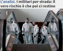L'analisi. I militari per strada: il vero rischio è che poi ci restino