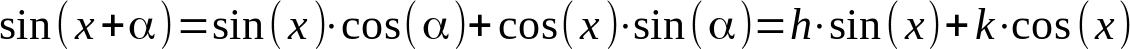 sin (x+ a)