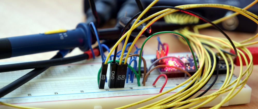 Analizzatore di stati logici e Arduino