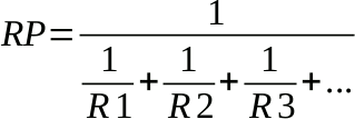 Formula di resistori in parallelo