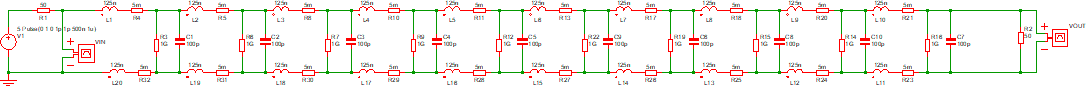 Linea di trasmissione a parametri concentrati