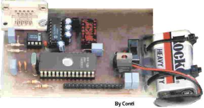 Il circuito utilizzato per monitorare il modello radiocomandato