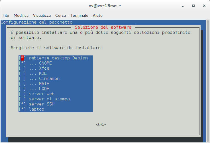 Installare X (Gnome)