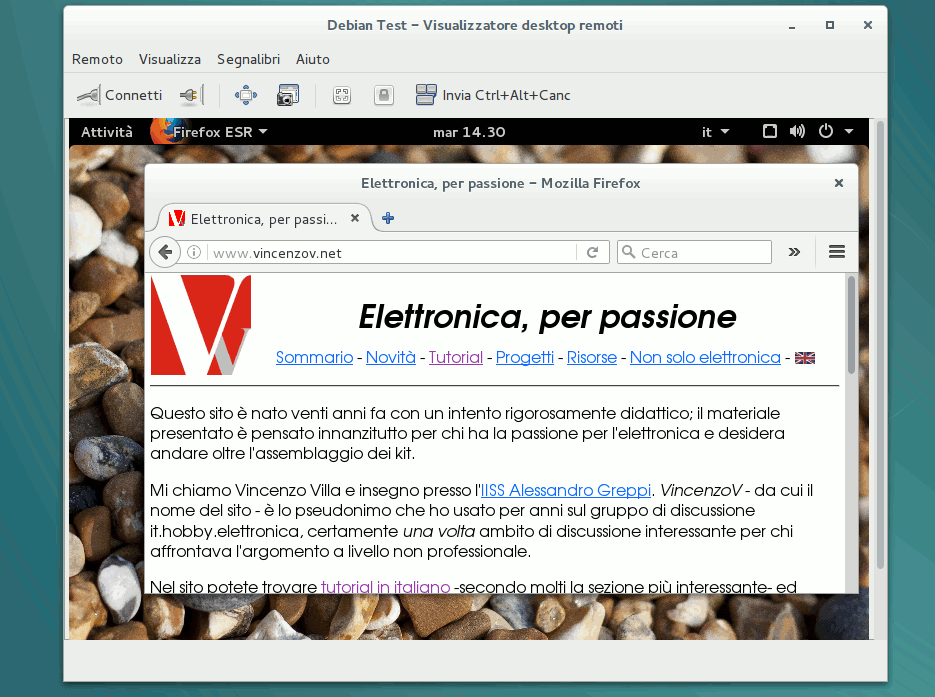 Accesso remoto VNC