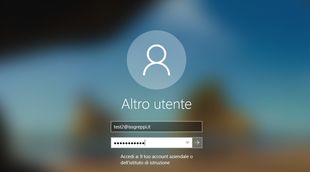Accesso come altro utente del dominio