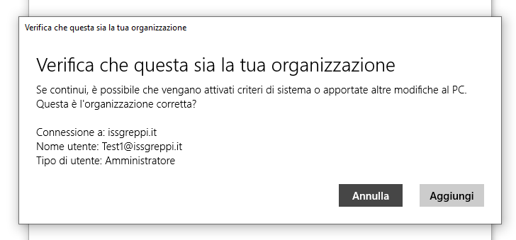 Verifica del dominio