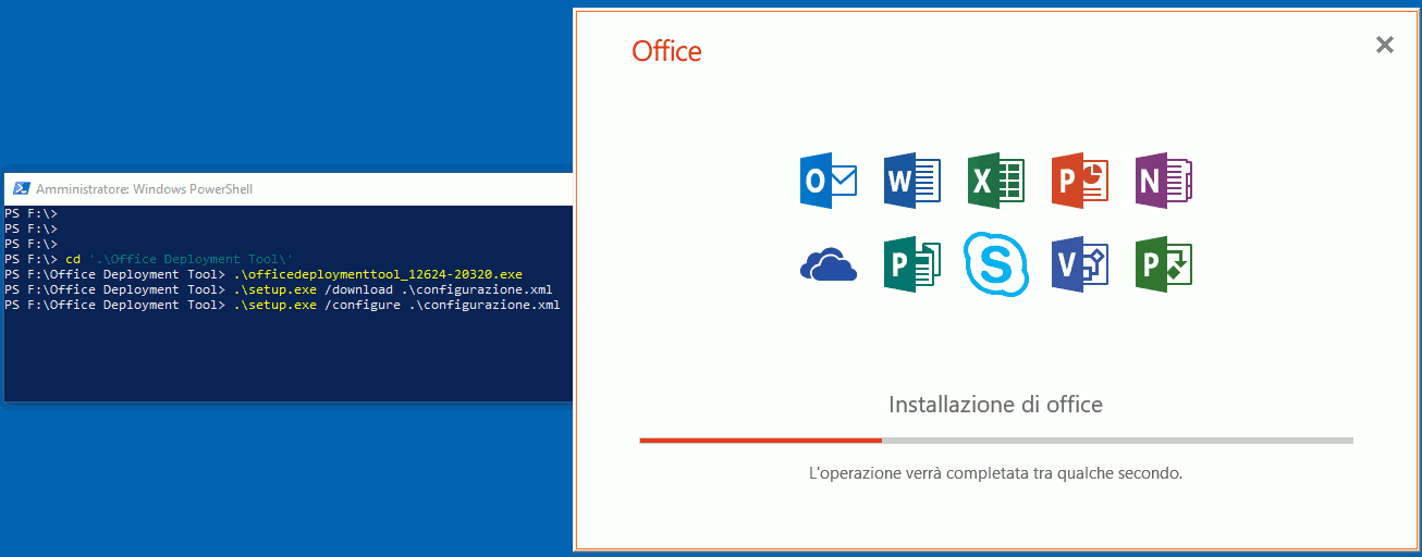Installazione di Office 365 Volume licence