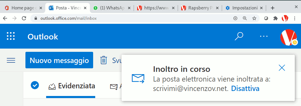 Inoltro di Email