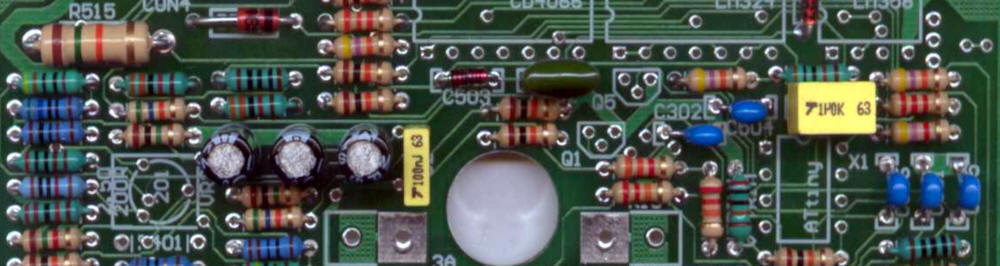 Resistori su un PCB