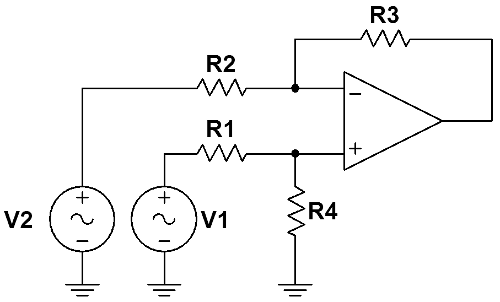 Amplificatore differenziale