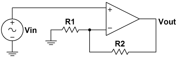Amplificatore non invertente