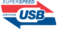 USB super speed - http://en.wikipedia.org/wiki/Universal_Serial_Bus